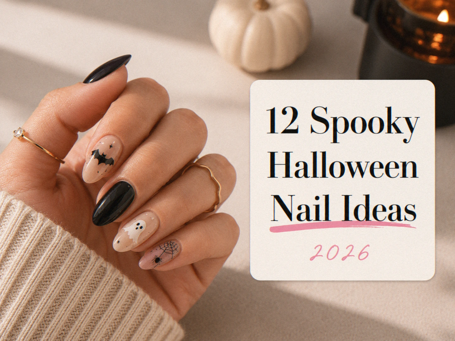 spooky halloween nails