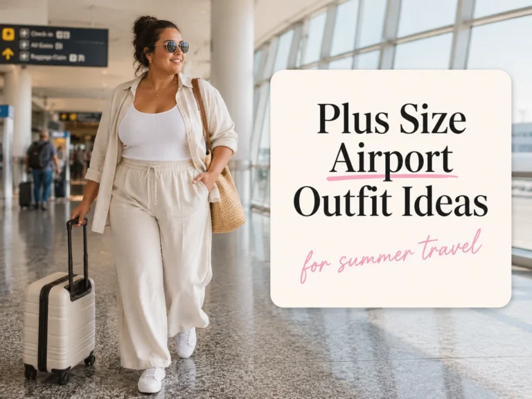 plus size airport outfit ideas